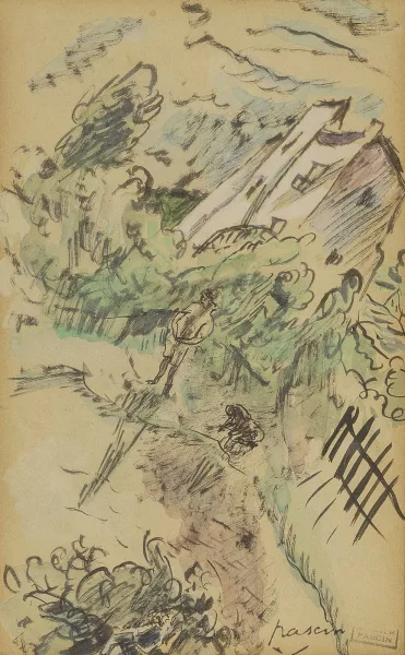 Jules Pascin — La maison penchée