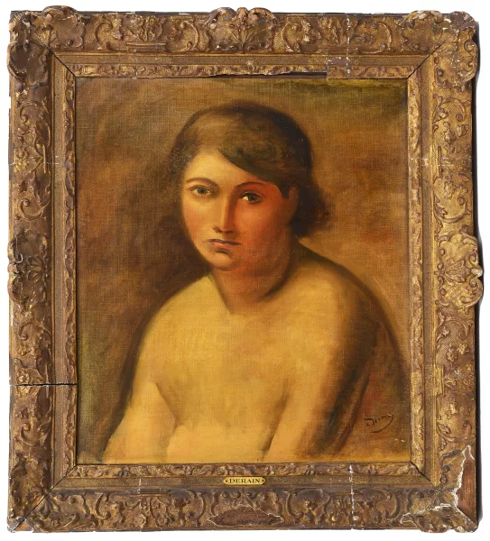 André Derain — Femme nue en buste, c. 1924,