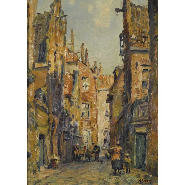 Hendrik Schaap — Ruelle à Rotterdam