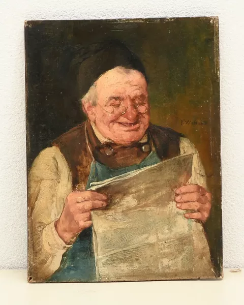 Ferdinand Waldmüller — Bildnis eines Lesenden