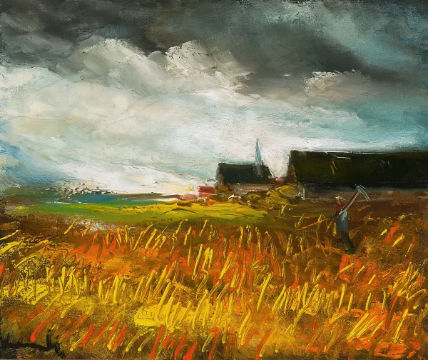 Maurice de Vlaminck — Paysage au champ de blé