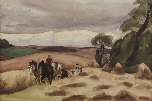 Jules-Émile Zingg — Chevaux de labour