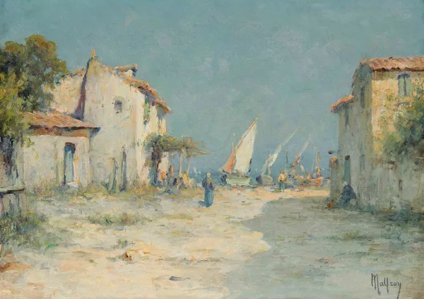 Henry Malfroy — Ansicht von Ponteau (?), Provence