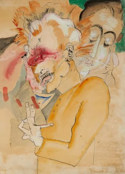 Gert Heinrich Wollheim — Selbstportrait mit Braut