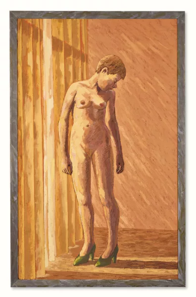 Hermann Albert — Akt mit grünen Schuhen, 1978