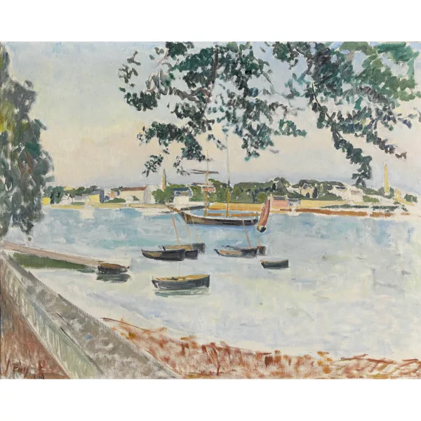 Jean Puy — "Flusslandschaft".