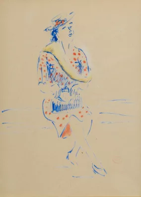 Henri-Edmond Cross — Jeune femme assise