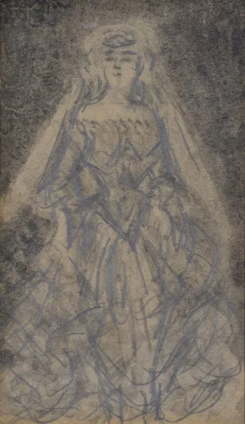 Constantin Guys — Femme au voile