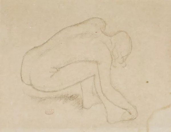 Aristide Maillol — Nu assis de dos