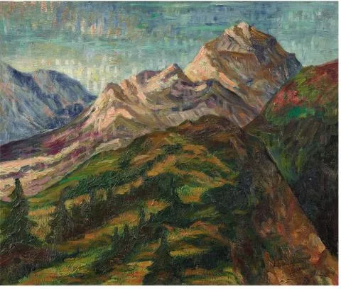 Eberhard Viegener — Berglandschaft im Kanton Uri