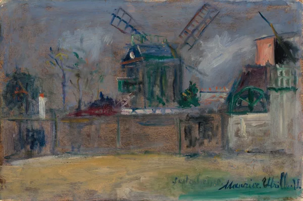 Maurice Utrillo — Le Moulin de la Galette à Montmartre