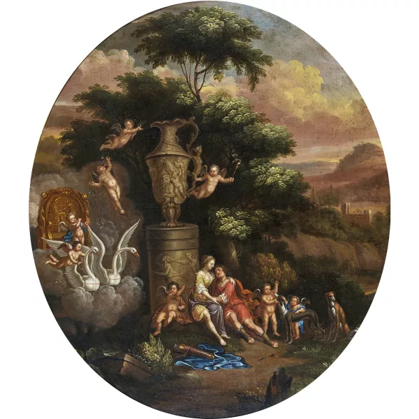Laurent Pécheux — Entourage de LAURENT PÉCHEUX — Venus und Adonis.