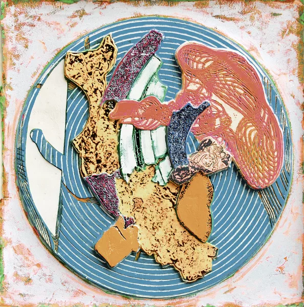 Frank Stella — Egyplosis I, 1995