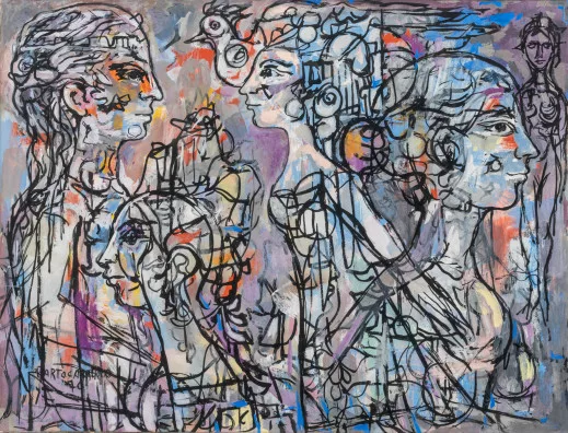René Portocarrero — Frauen, 1970