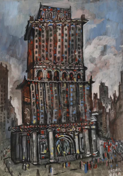 Béla Kádár — Hochhaus