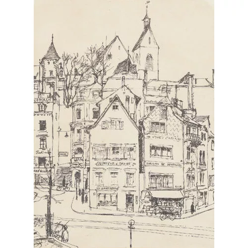 Irène Zurkinden — Strassenszene.