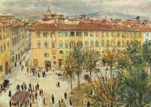 IRENE ZURKINDEN — Italienische Stadt. 1955. — Koller Auktionen
