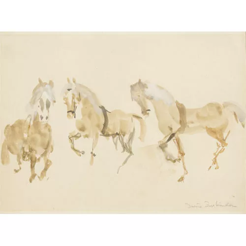Irène Zurkinden — Drei Pferde.