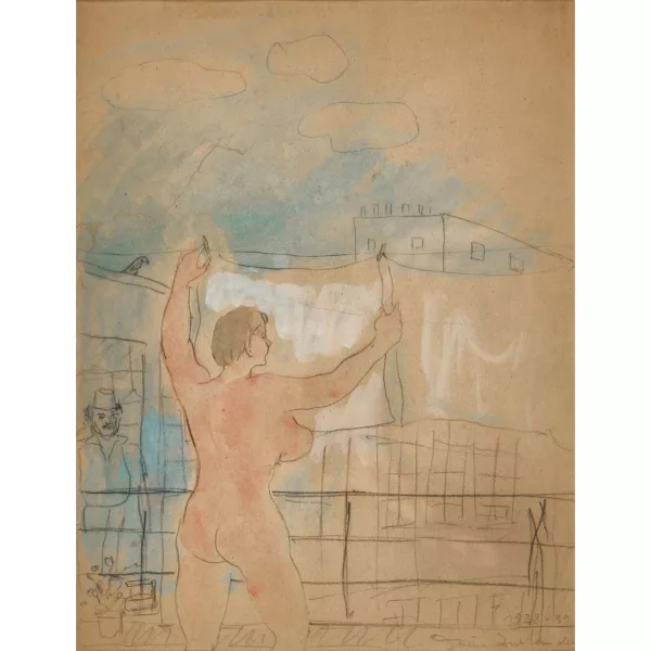 Irène Zurkinden — "Wäscherin".