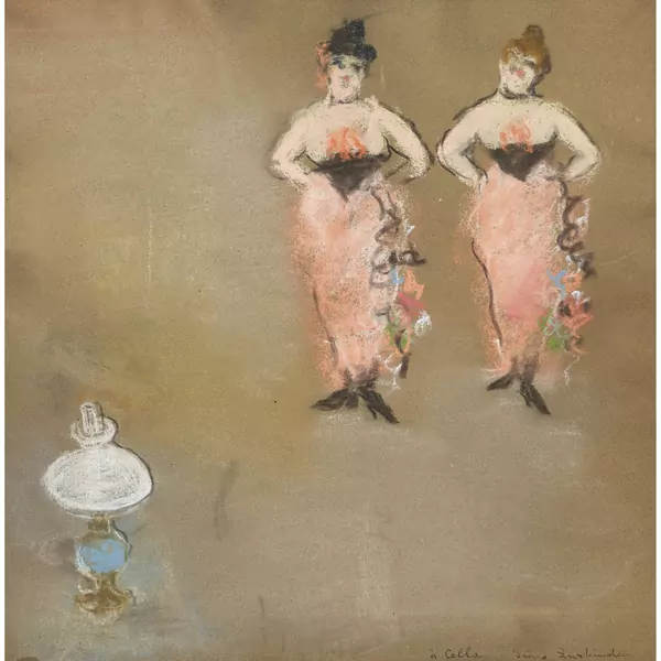 "Danseuse avec une lampe"