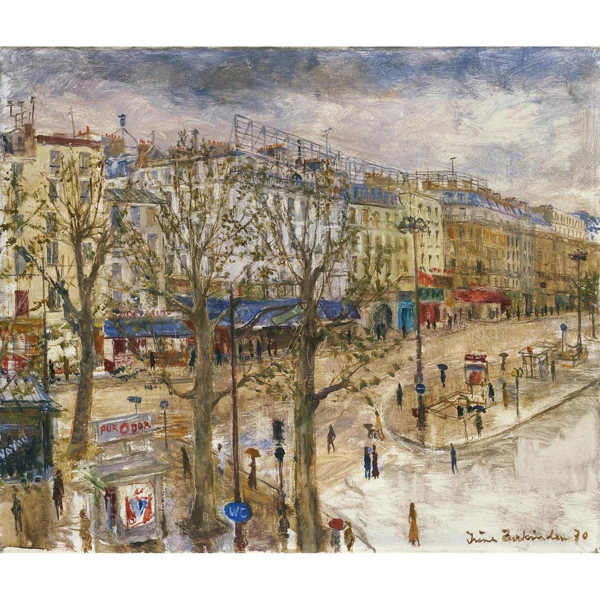 Irène Zurkinden — PLACE PIGALLE SOUS LA PLUIE, 1970 PLACE PIGALLE IN RAINY WEATHER, 1970
