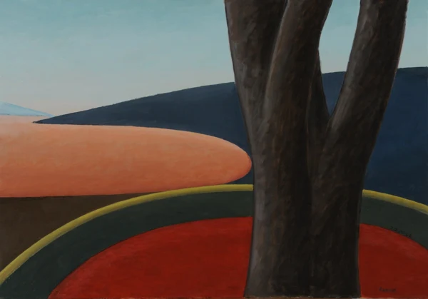 Irma Ineichen — Rote Wiese und roter See, 2008/2009