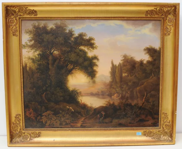 Isaak Fürstenberger — Rastende in italienischer Landschaft, 1827