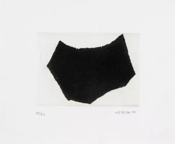 Italo Valenti — 2 Blätter: Senza titolo, 1976; Météroite