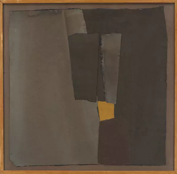 Italo VALENTI (1912-1995), "N° 238" (1963), collage sur papier — DognyAuction