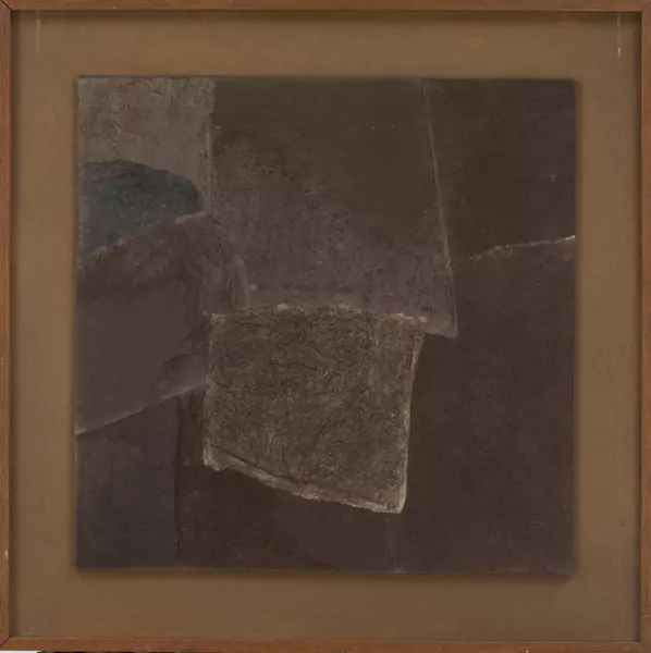 Italo VALENTI (1912-1995), 'Sans titre' (1962-3), collage sur isorel — DognyAuction