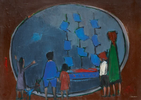 Italo Valenti — La vasca dei bambini, 1956