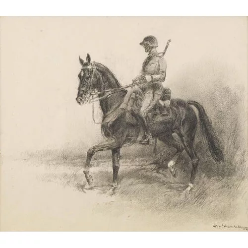 IWAN EDWIN HUGENTOBLER — Kavallerist.
