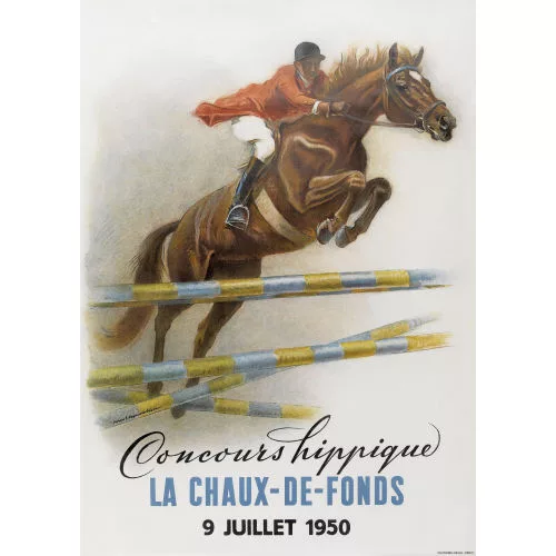 IWAN EDWIN HUGENTOBLER — "Concours hippique La Chaux-de-Fonds 1950".