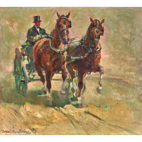 IWAN EDWIN HUGENTOBLER — Kutschenfahrt.