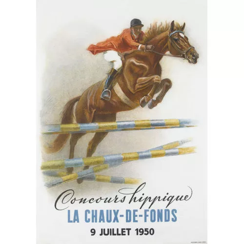 IWAN EDWIN HUGENTOBLER — "Concours hippique La Chaux-de-Fonds 1950".