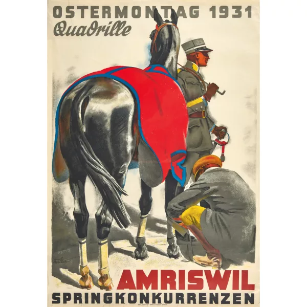 IWAN EDWIN HUGENTOBLER — "Ostermontag 1931 Amriswil Springkonkurrenz".