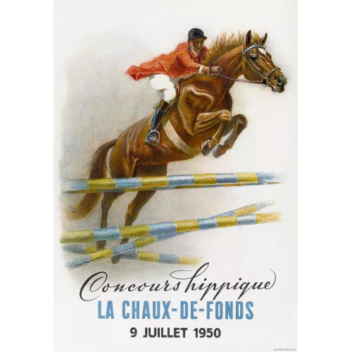 IWAN EDWIN HUGENTOBLER — "Concours hippique La Chaux-de-Fonds 1950".