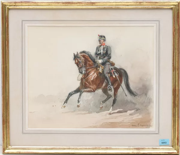 IWAN EDWIN HUGENTOBLER — Adjutantenritt