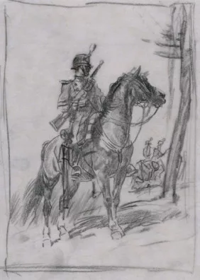 IWAN EDWIN HUGENTOBLER — Berittener Kavallerist, Guide, Ordonnanz bis Grenzbesetzung im 2. Weltkrieg.