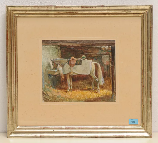 IWAN EDWIN HUGENTOBLER — Pferd im Stall