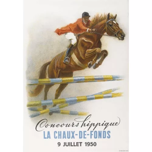 IWAN EDWIN HUGENTOBLER — "Concours Hippique 1950".