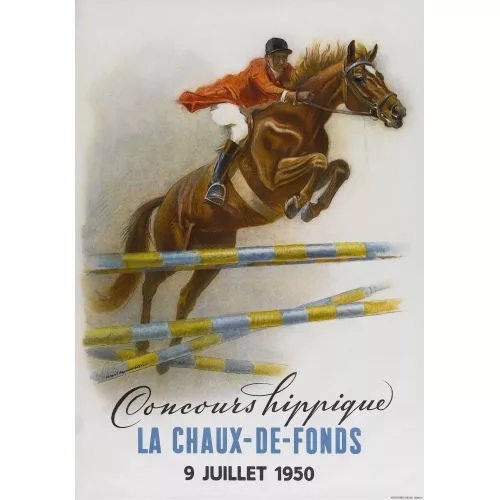 IWAN EDWIN HUGENTOBLER — "Concours hippique 1950".