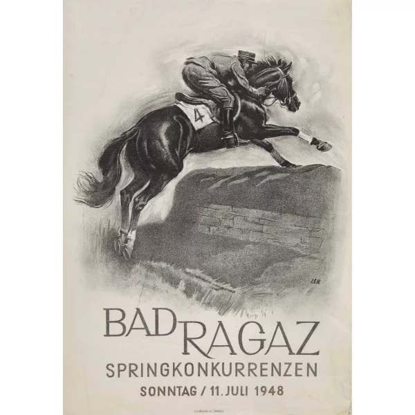 IWAN EDWIN HUGENTOBLER — "Bad Ragaz Springkonkurrenzen 1948".