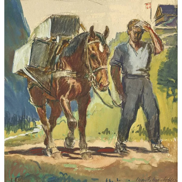 IWAN EDWIN HUGENTOBLER — Konvolut.