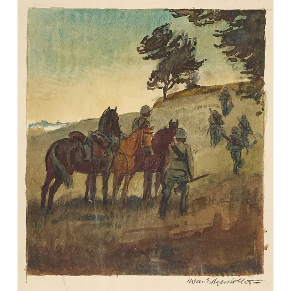 IWAN EDWIN HUGENTOBLER — "Kavallerie".