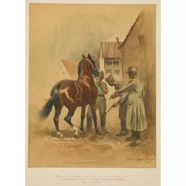 IWAN EDWIN HUGENTOBLER — "Die Offiziere des Stabes ...".