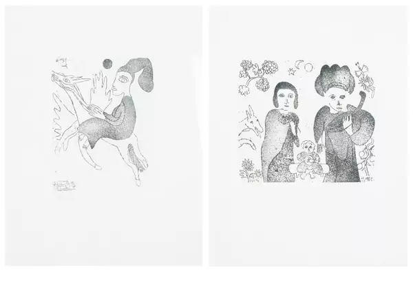 Jacqueline OYEX (1931-2006), ensemble de deux lithographies — DognyAuction