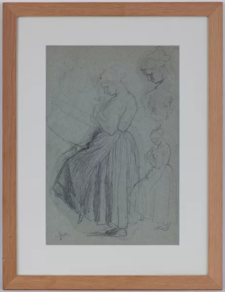 Jacques Alfred Van Muyden — Etude de femme