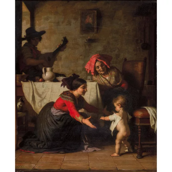 Jacques Alfred Van Muyden — Les premiers pas.