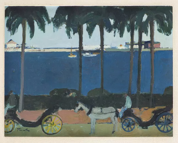 Jacques F. FUCHS (1922-1980), "Alicante", Huile sur toile — DognyAuction